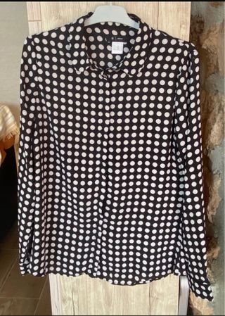 Camisa de lunares negra y blanca
Marca la Redoute 