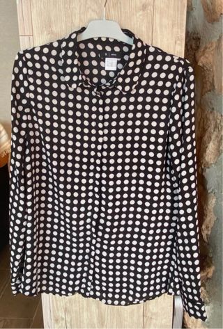 Camisa de lunares negra y blanca
Marca la Redoute 
