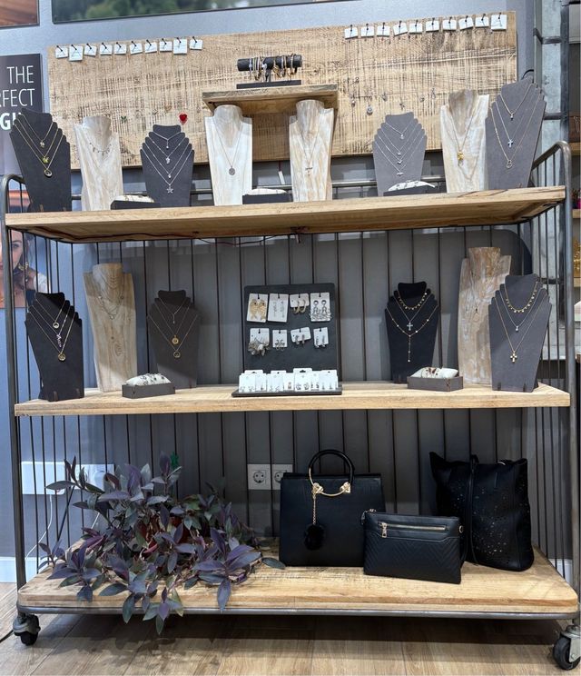 Estantería Madera y Metal Mediana