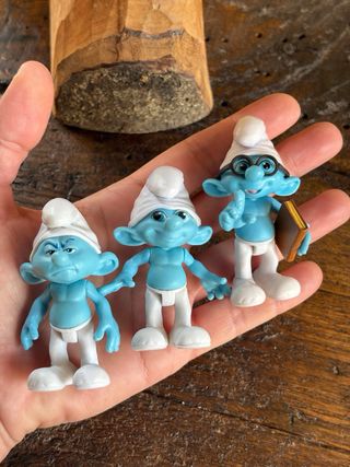 Set 3 Puffi The Smurfs Movie Peyo 2011