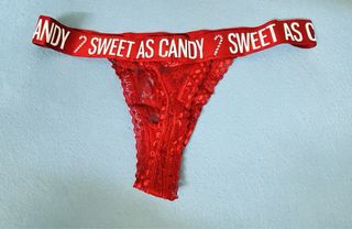 Tanga rojo encaje Sweet as Candy