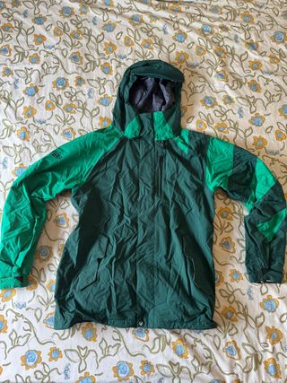 Chaqueta de esquí verde