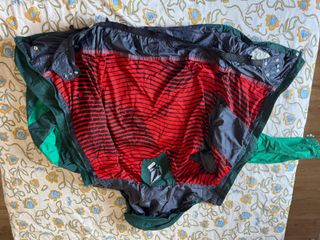 Chaqueta de esquí verde