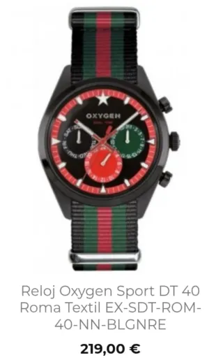 Reloj Oxygen Multifunción Dual Time