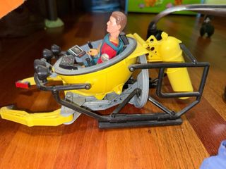 madelman submarino 1:10 y bombero
