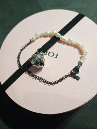 Pulsera  Perlas Plata