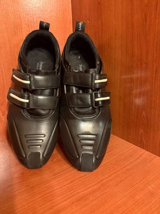 Zegna Sport Zapatillas Negras Velcro