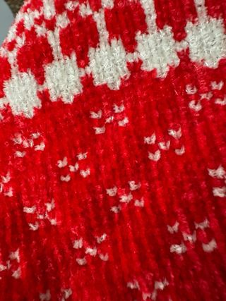 Jersey invierno Rojo y Blanco