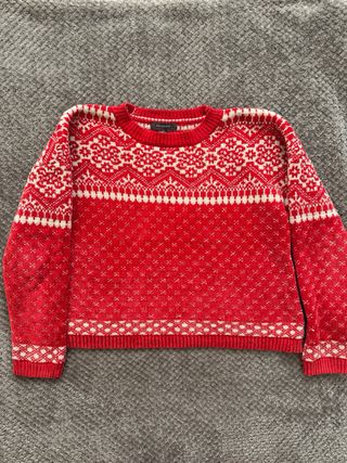 Jersey invierno Rojo y Blanco