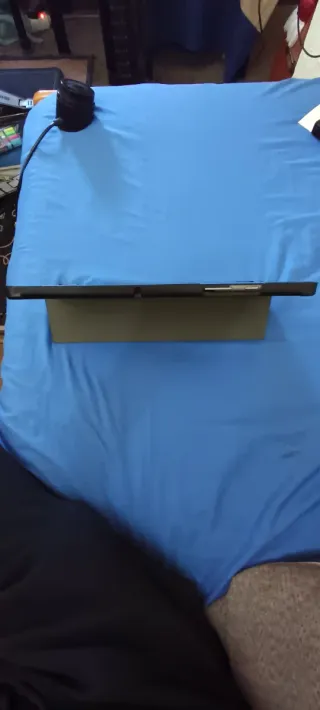 Samsung Galaxy Tab A7 Negra + Caja y Soporte