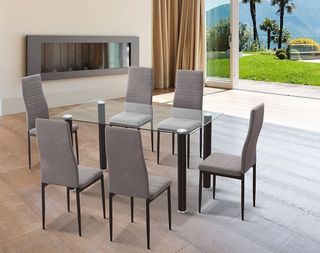 ✅MESA Y 6 SILLAS MOD.YURI