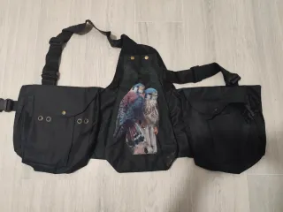 Chaleco de cetrería con estampado de aves