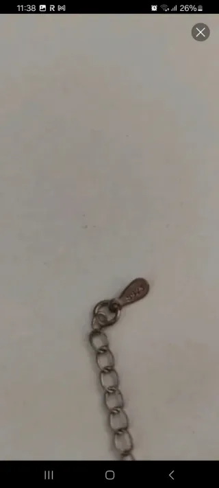 Pulsera de plata con charm