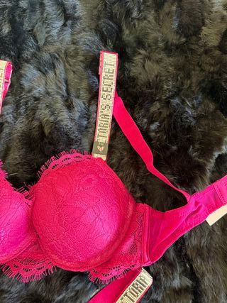 Conjunto Lenceria Victoria's Secret Rosa