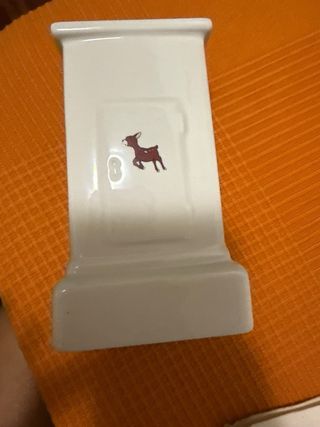 Hucha cerámica Heidi con cabras vintage