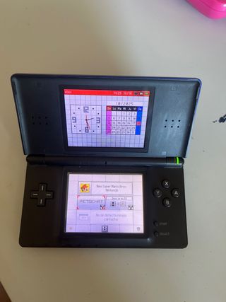 Nintendo DS Lite Negra y azul 
