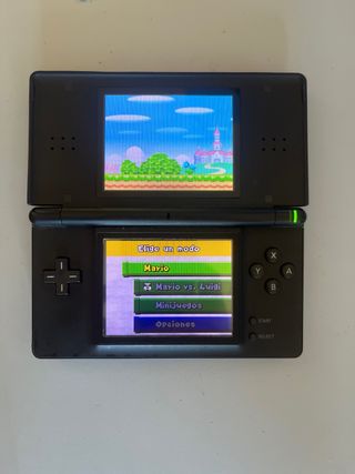Nintendo DS Lite Negra y azul 
