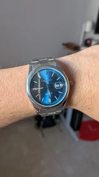 Reloj CHOPARD esfera azul y plateado