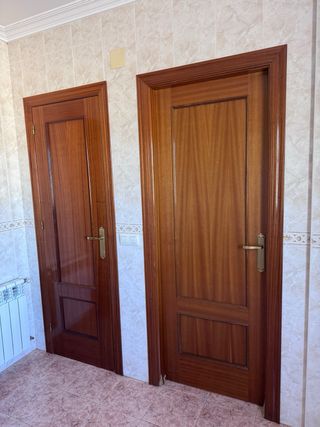 Puerta de madera interior