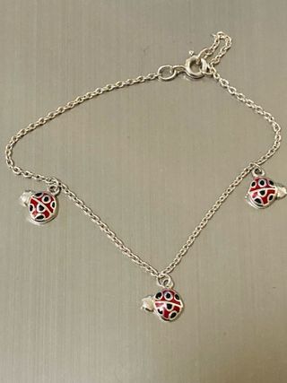 Pulsera Plata Ley Mariquitas