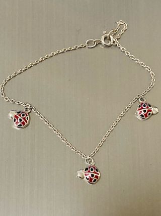 Pulsera Plata Ley Mariquitas