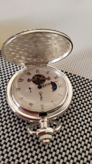 Reloj de bolsillo Quebec con tapa