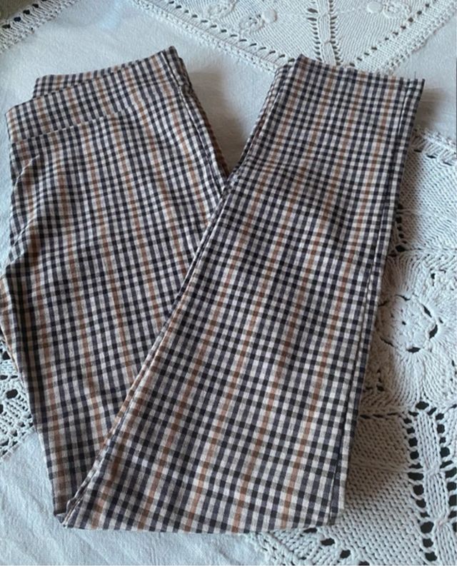 Pantalones de cuadros