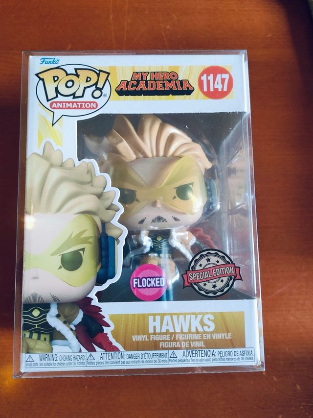 Funko Pop Hawks 1147 My Hero Academia Flocked