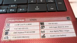 Portátil Acer Aspire 5742G