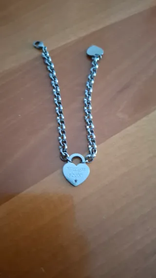 Braccialetto Sagapò cuore argento