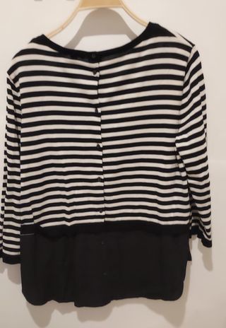 Jersey COS rayas blanco y negro Talla M