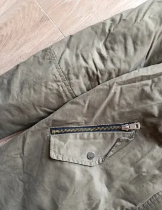 Parka Stradivarius Verde Oliva
