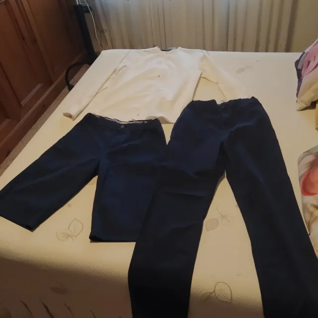 Lote Ropa Chico Blanca y Azul