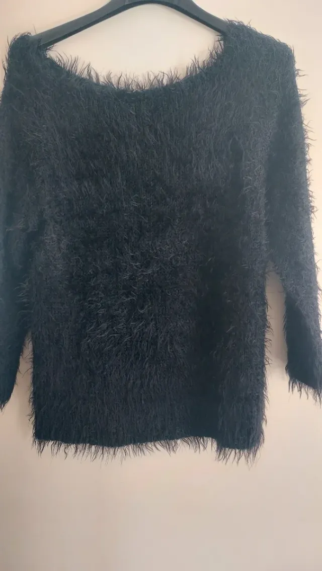 Maglia nera maniche 3/4