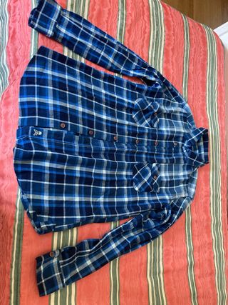 Camisa Scalpers cuadros azul talla 38