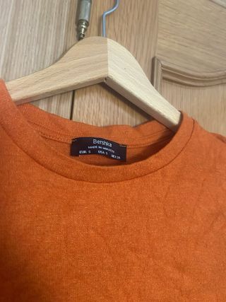 Jersey fino del Bershka naranja talla S
