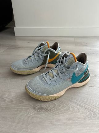 Zapatillas Baloncesto Nike Lebron XX Azul/Verdes