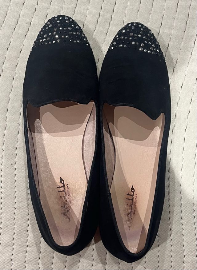 Bailarinas Milto Negras con Pedrería