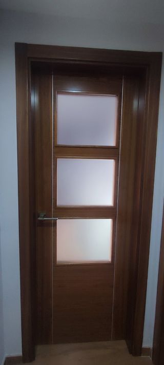 Puertas de  interior nogal moderna 9 puertas