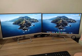 2 Monitores HP 24” Plata