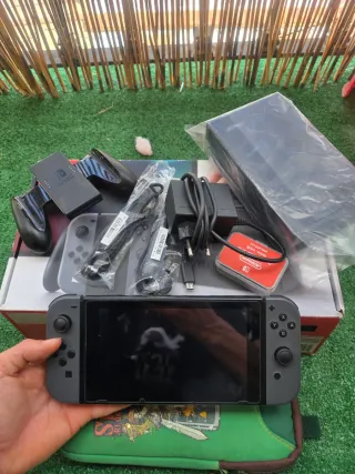 Nintendo Switch grigio e nero