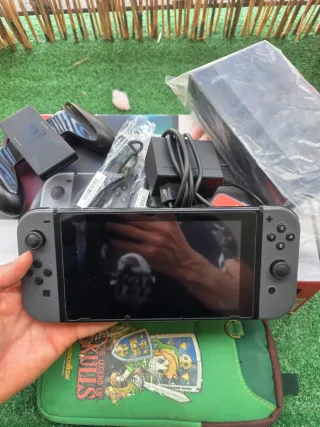 Nintendo Switch grigio e nero