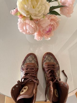 Zapatillas Gucci Originales Beige/Marrón