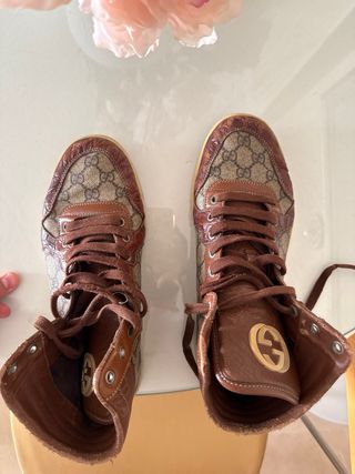 Zapatillas Gucci Originales Beige/Marrón