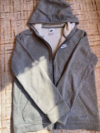 Sudadera Nike Gris con Cremallera