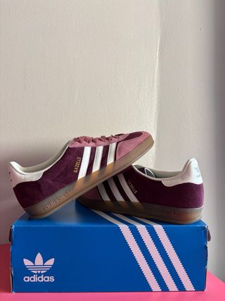 Adidas Gazelle Indoor Rosa/Burdeos