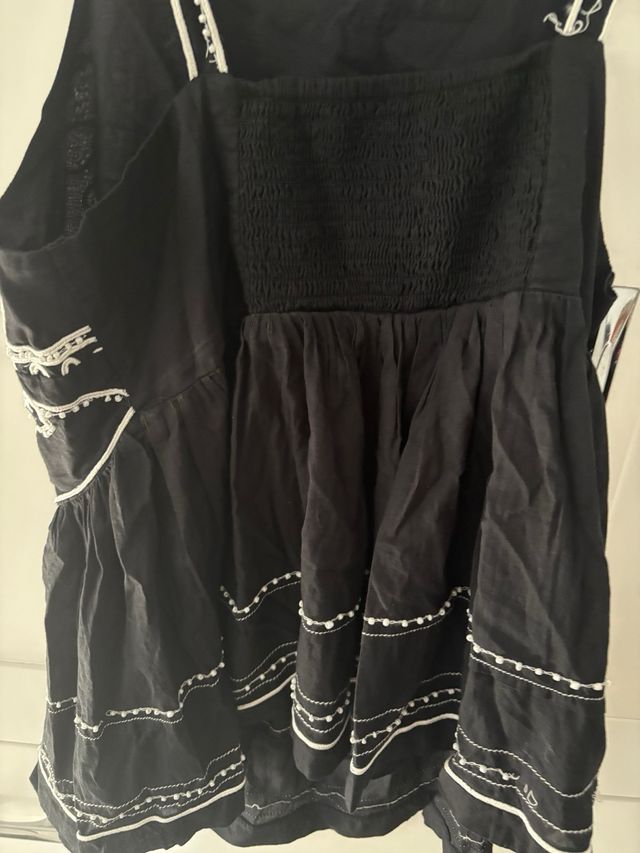 Top tirantes Sfera negro talla S