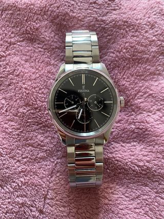 Reloj Festina Hombre Negro/Plata