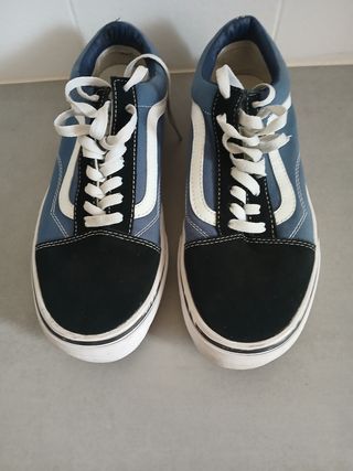 Zapatillas Vans Old Skool Azul y Negro