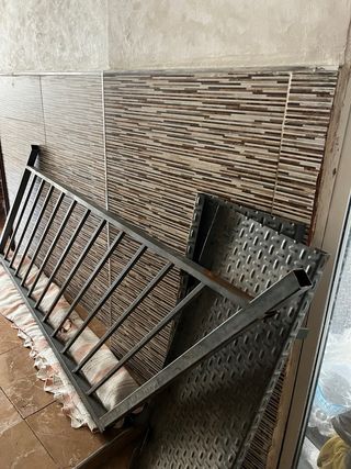 Escalera de hierro para terrazas